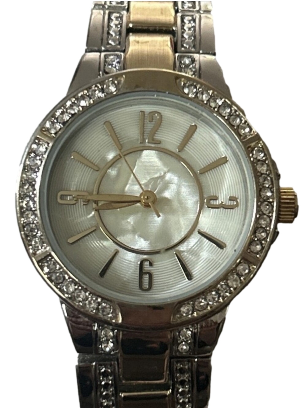 Armitron Two Tone Stainless Steel Watch Japan Movt